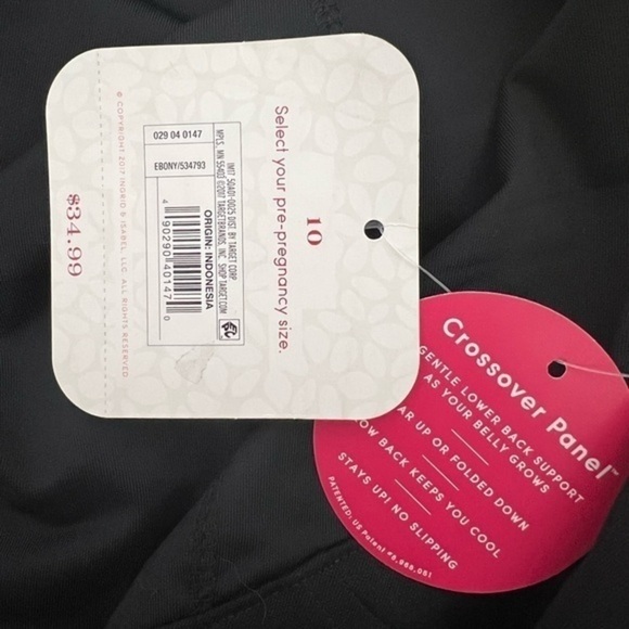 Isabel Maternity for Target - Black Over belly - Bootcut Trousers (Size 10) - Picture 7 of 11